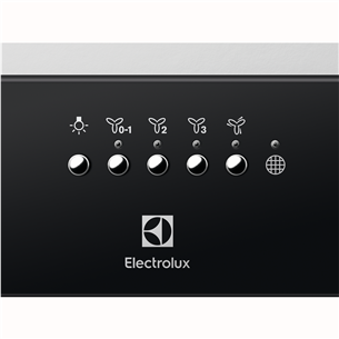 Electrolux, 600 m³/h, width 53 cm, black - Built-in cooker hood