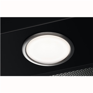 Electrolux, 600 m³/h, platums 53 cm, melna - Iebūvējams tvaika nosūcējs