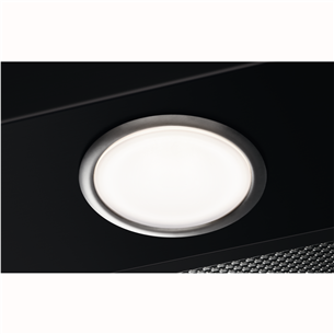 Electrolux, 600 m³/h, width 53 cm, black - Built-in cooker hood