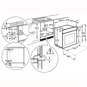 Electrolux 800 Series MealAssist, 70 L, melna - Iebūvējama tvaika cepeškrāsns