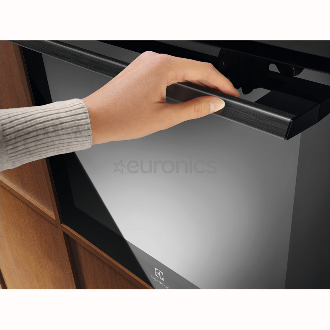 Electrolux 800 Series MealAssist, 70 L, melna - Iebūvējama tvaika cepeškrāsns