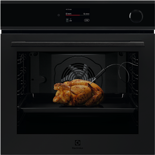 Electrolux 700 Series MealAssist ar SteamCrisp, 72 L, pirolītiskā tīrīšana, matēta melna - Iebūvējama tvaika cepeškrāsns EOC9P3XT