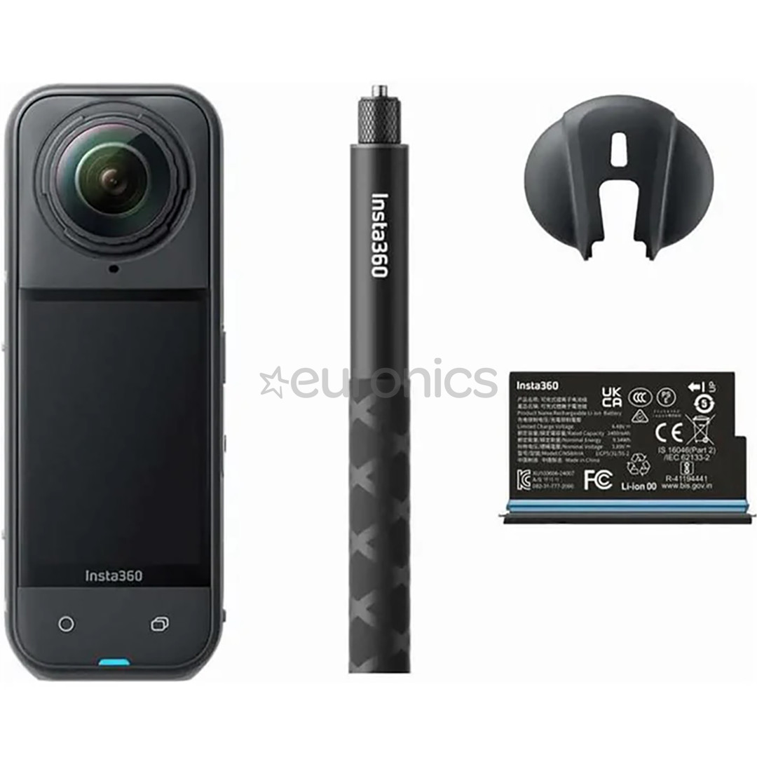 Insta360 X5 Starter Bundle, 8K, 360º, черный - Экшн-камера