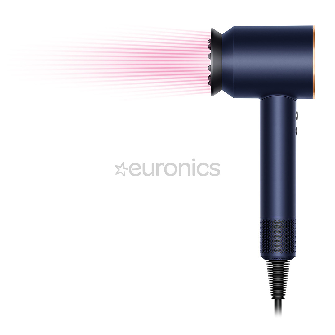 Dyson Supersonic, 1600 W, tumši zila/vara - Matu fēns