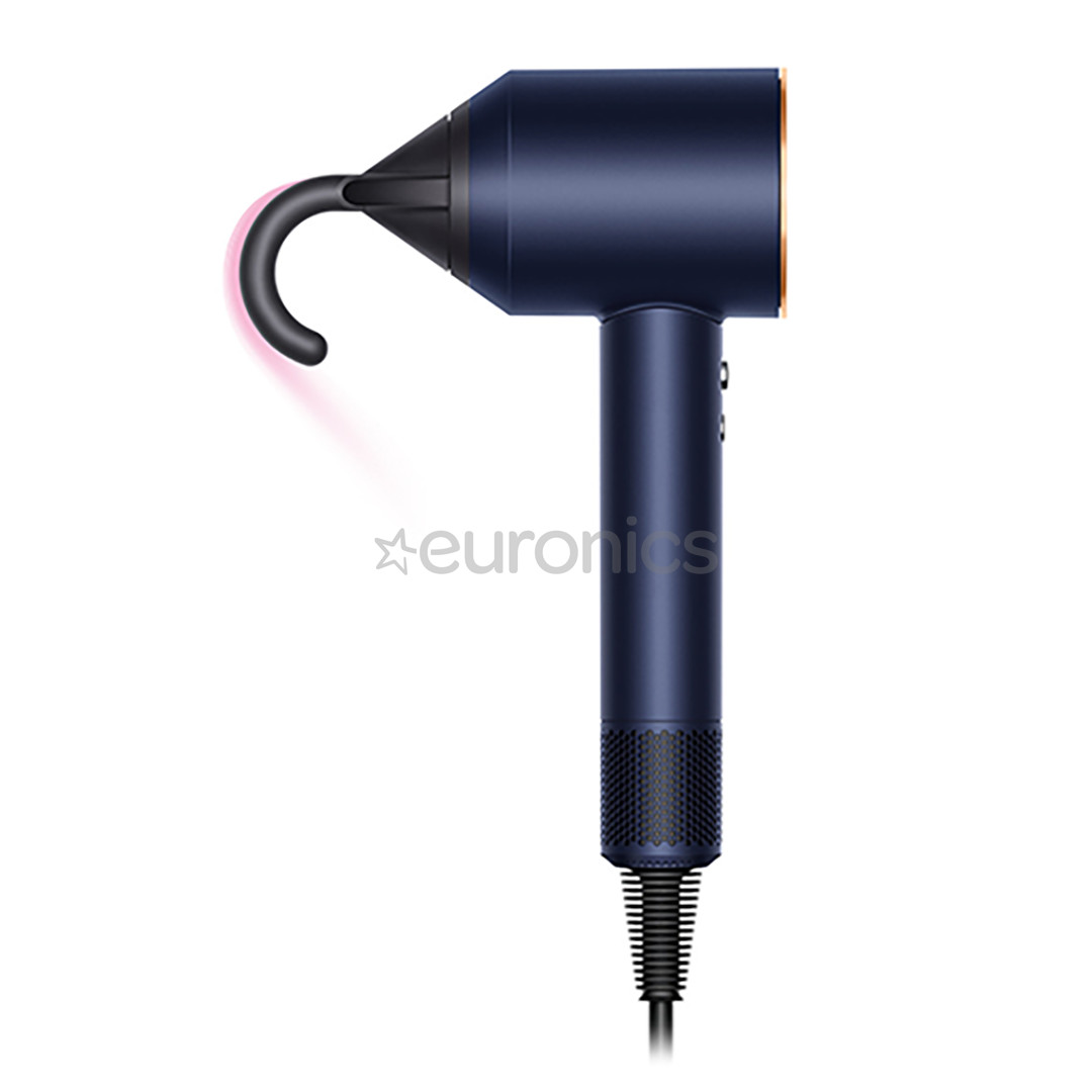 Dyson Supersonic, 1600 W, tumši zila/vara - Matu fēns