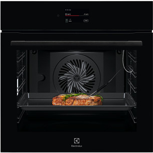 Electrolux 700 Series MealAssist, 71 л, пиролитическая очистка, черный - Интегрируемый духовой шкаф LOE9P3XZ