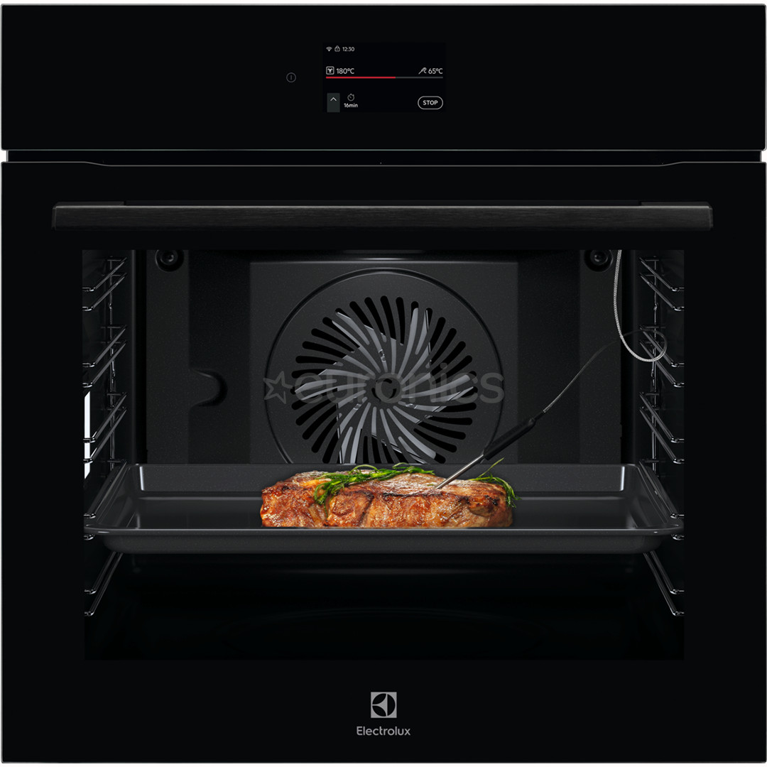Electrolux 700 Series MealAssist, 71 л, пиролитическая очистка, черный - Интегрируемый духовой шкаф