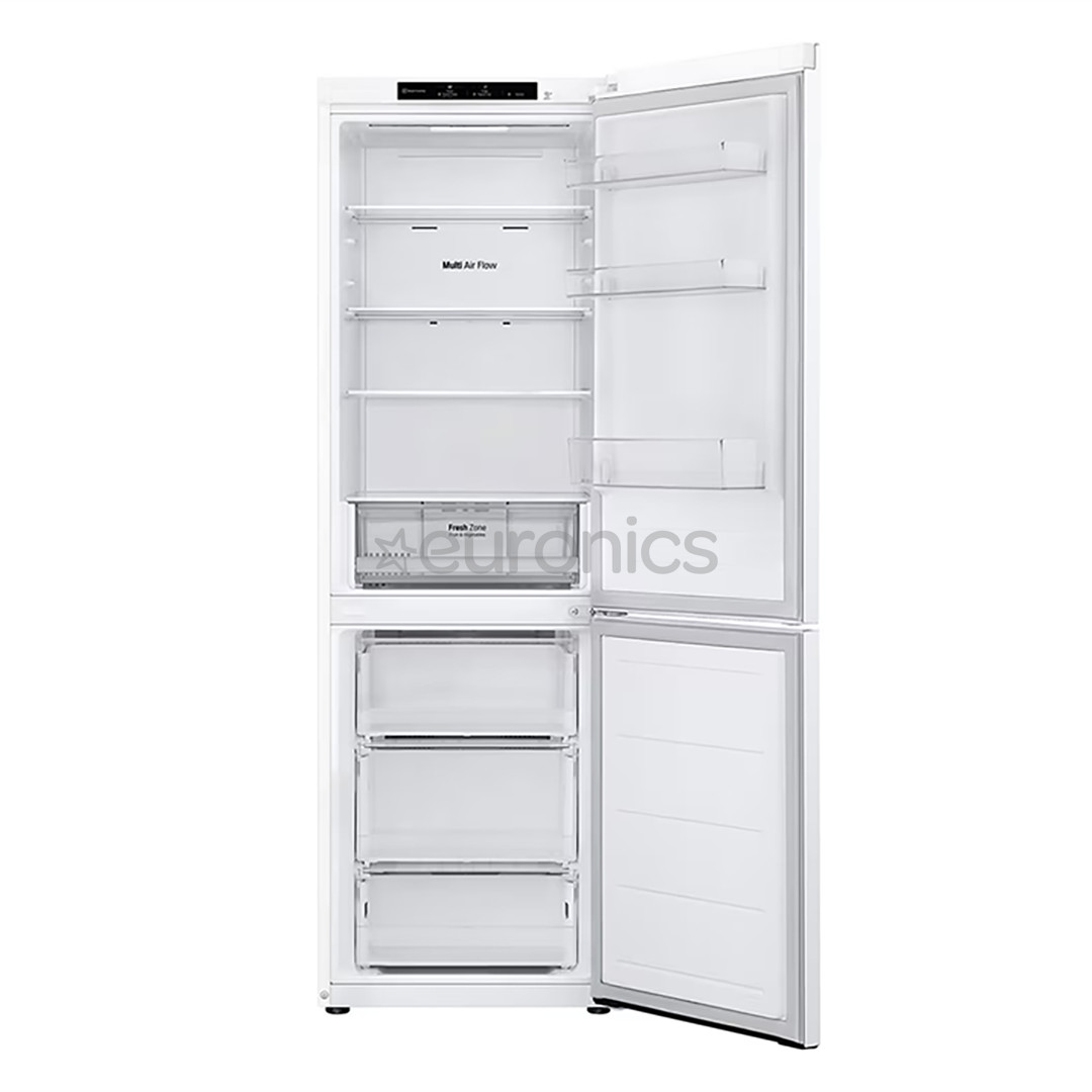 LG NatureFRESH, NoFrost, 344 л, высота 186 см, белый - Холодильник