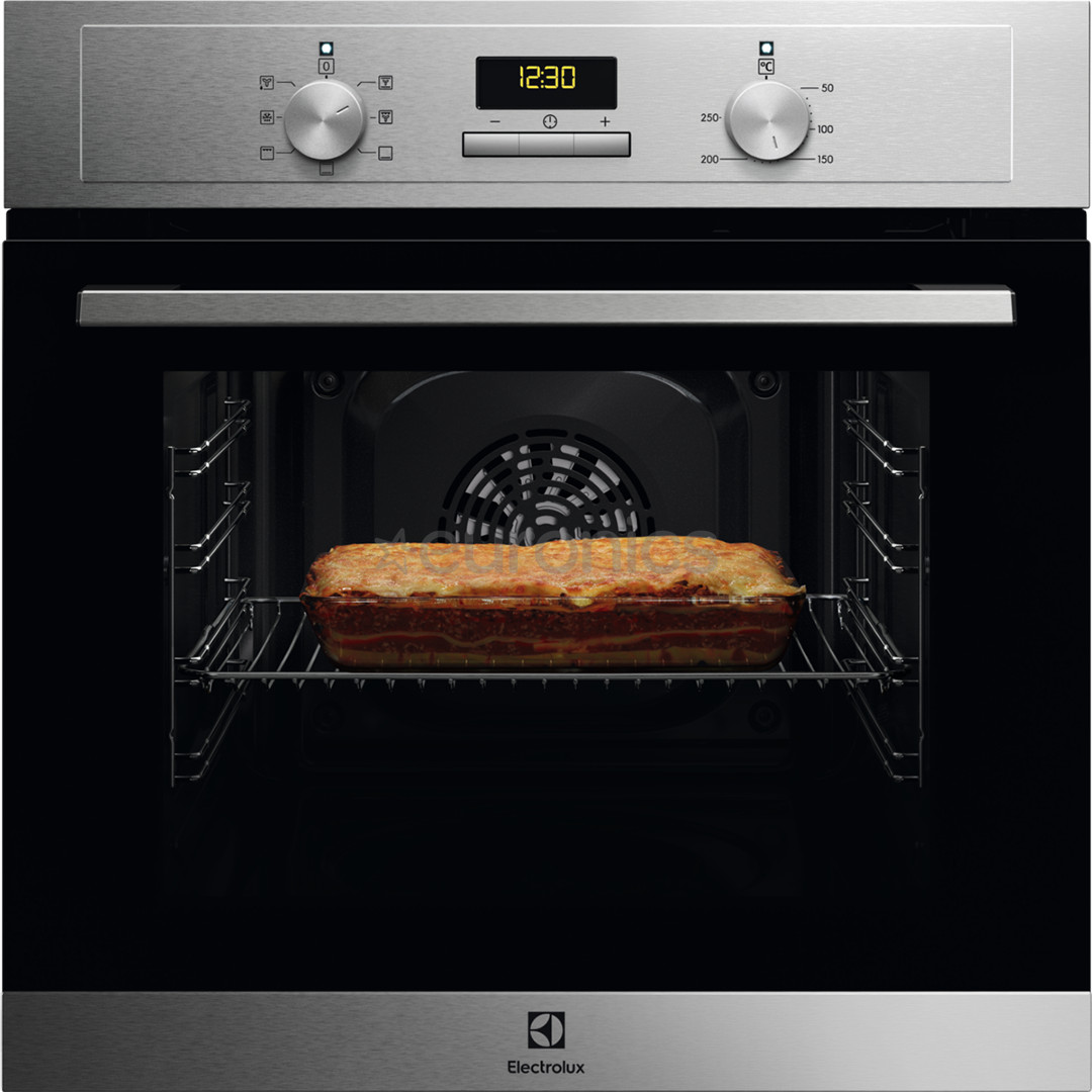 Electrolux 300 Series Convection, 65 л, нерж. сталь - Интегрируемый духовой шкаф