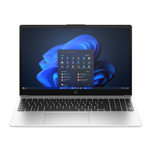 HP 250R G10, 15,6'', SVA, Core 5, 32 GB, 512 GB, ENG, sudraba - Portatīvais dators AD1T9ET-32GB