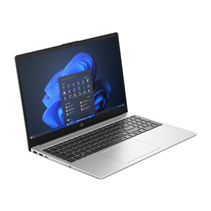 HP 250R G10, 15,6'', SVA, Core 5, 32 GB, 512 GB, ENG, sudraba - Portatīvais dators