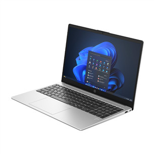 HP 250R G10, 15,6'', SVA, Core 5, 32 GB, 512 GB, ENG, sudraba - Portatīvais dators
