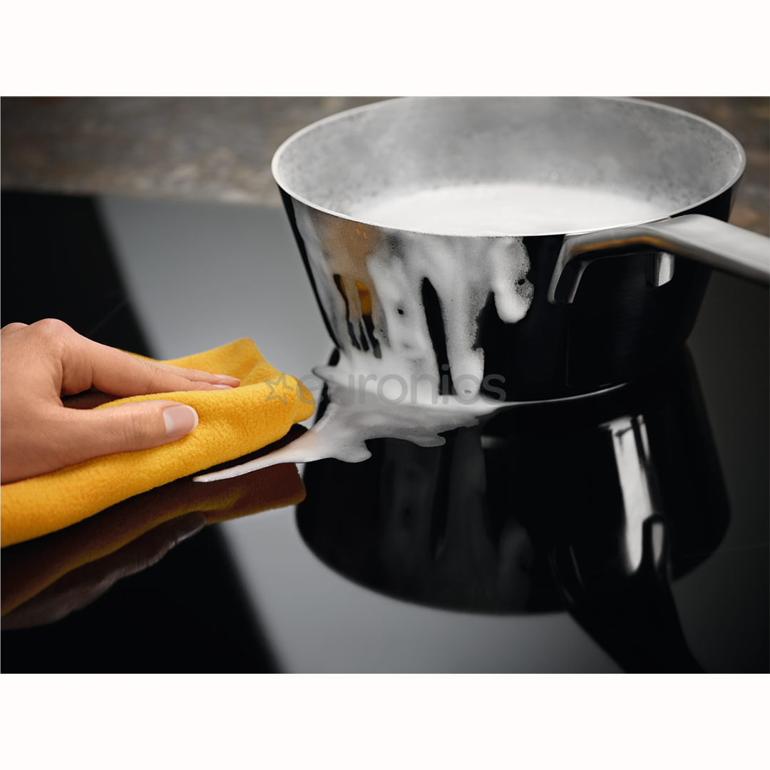 Electrolux 600 Series Bridge Hob2Hood, platums 59 cm, melna - Iebūvējama indukcijas plīts virsma
