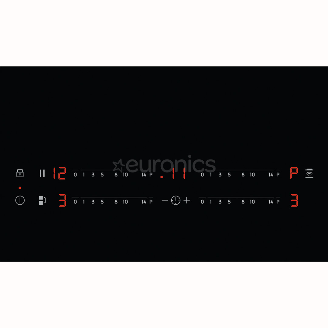 Electrolux 600 Series Bridge Hob2Hood, width 59 cm, black - Built-in induction hob