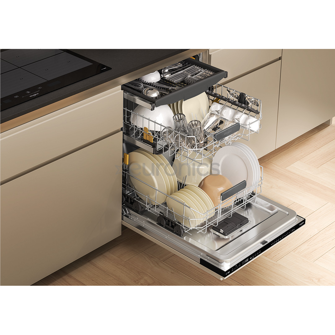 Whirlpool, 6th Sense, 16 komplekti, platums 60 cm - Iebūvējama trauku mazgājamā mašīna