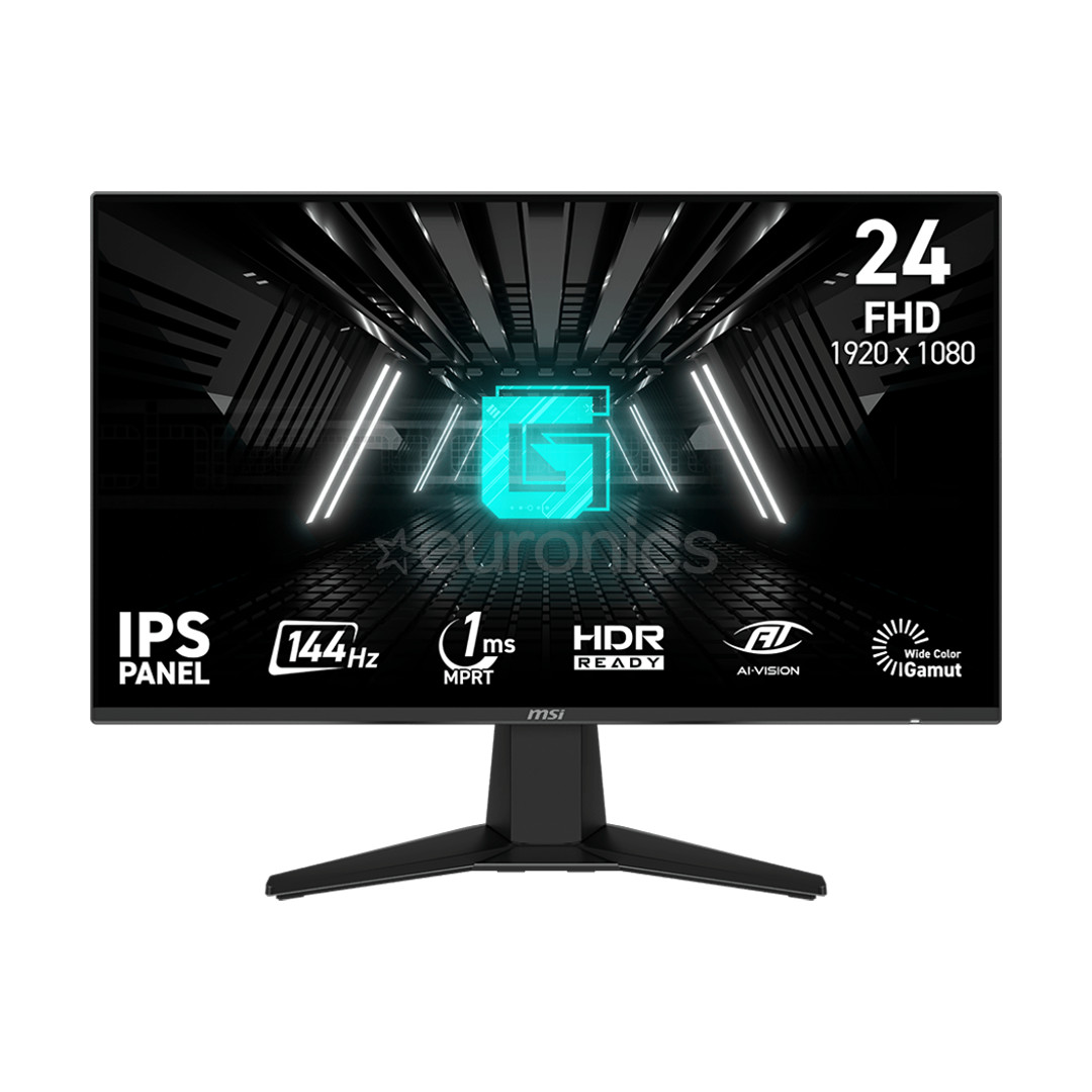 MSI G242L E14, 24'', FHD, 144 Гц, черный - Монитор 9S6-3BC61T-011