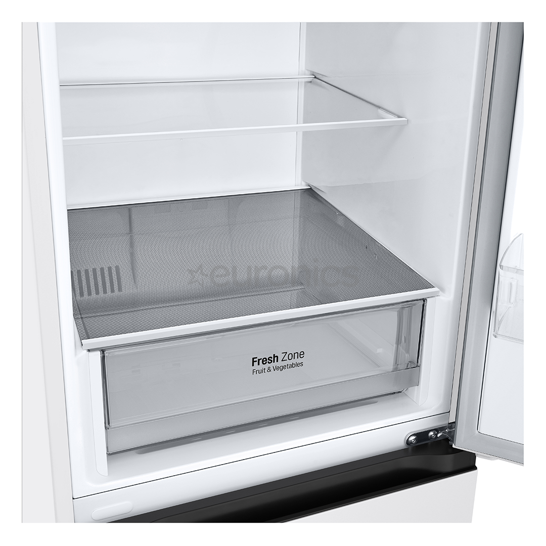 LG NatureFRESH, NoFrost, 344 л, высота 186 см, белый - Холодильник