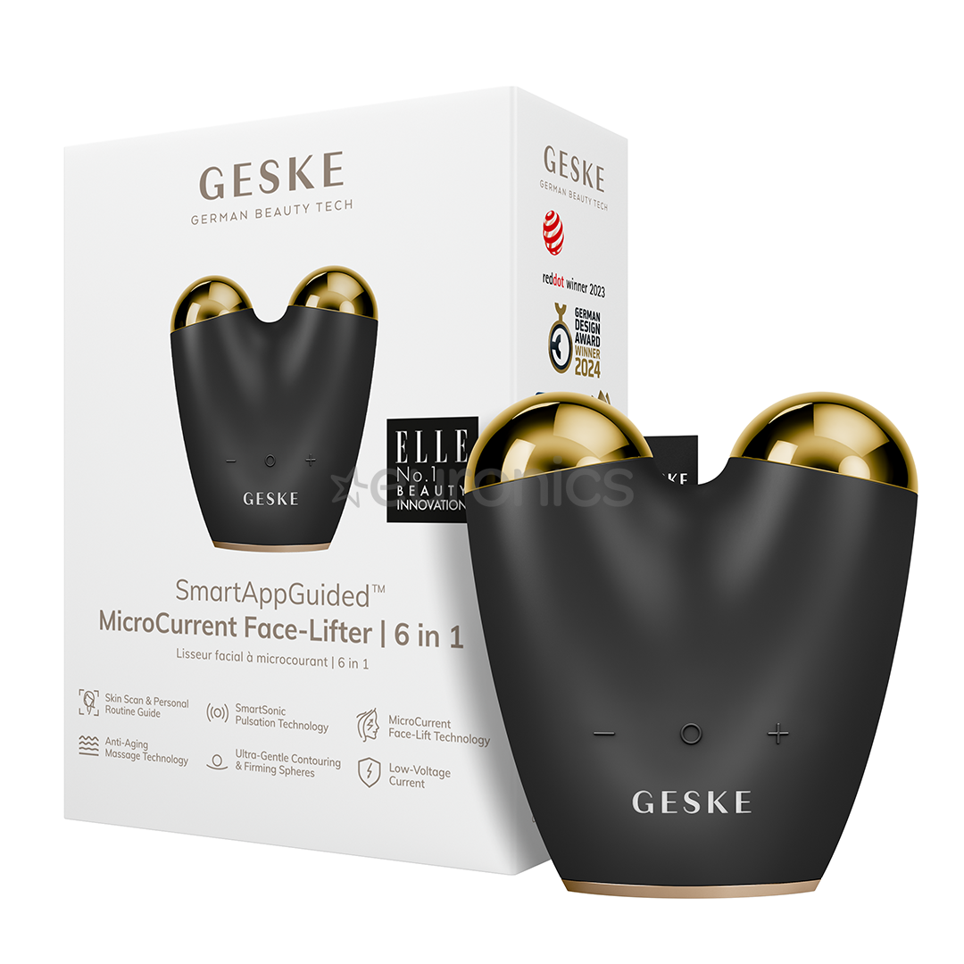 Geske SmartAppGuided, 6 в 1, серый - Микротоковый прибор для подтяжки лица