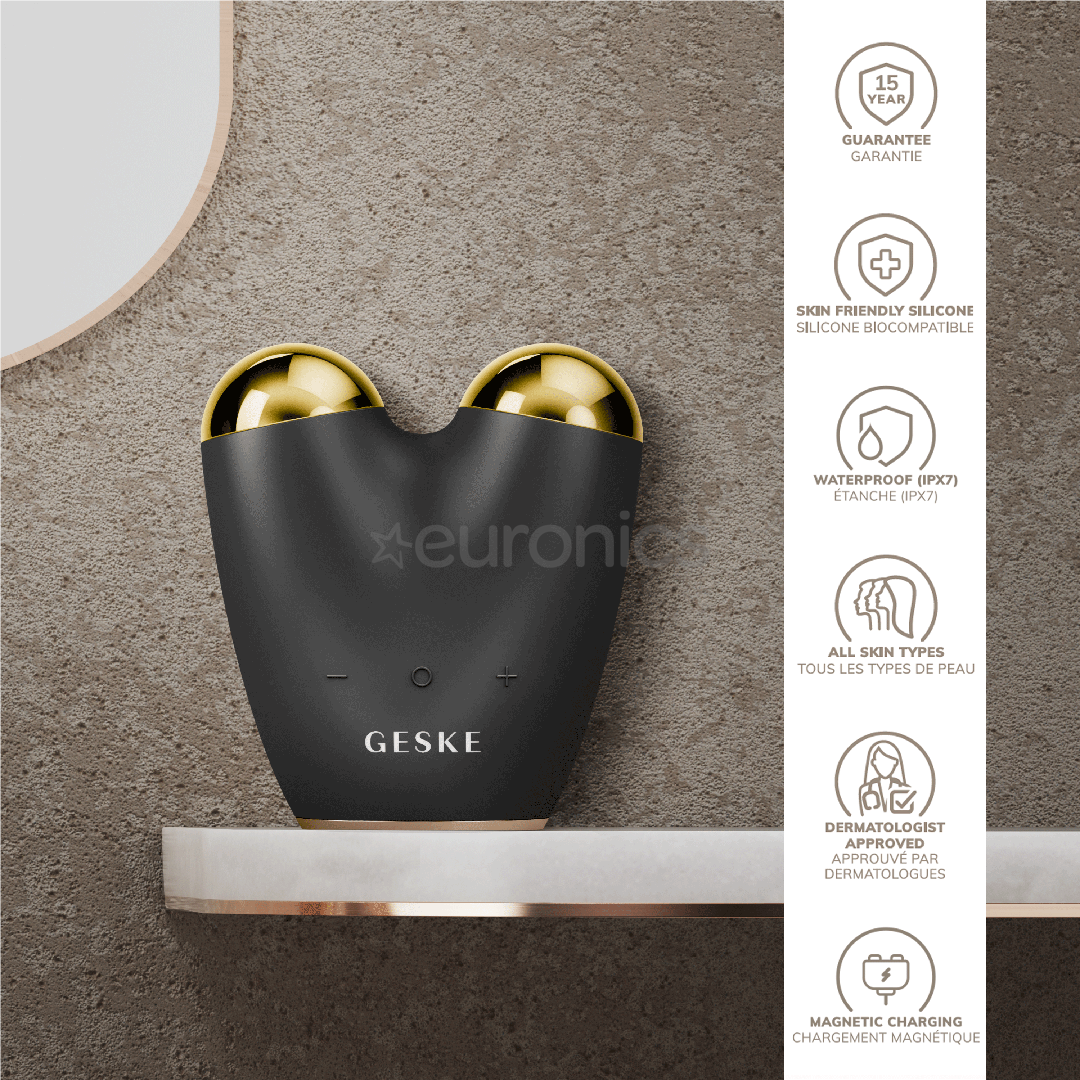 Geske SmartAppGuided, 6 в 1, серый - Микротоковый прибор для подтяжки лица