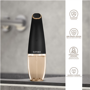Geske SmartAppGuided, Aqua-Stream Face Cleanser | 8 in 1, pelēka - Ierīce sejas ādas attīrīšanai