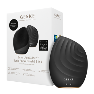 Geske Sonic Facial Brush, 5 в 1, серый - Щеточка для очищения лица FACE.BRUSH.E