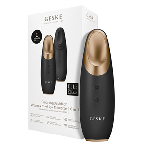 Geske SmartAppGuided, Warm & Cool Eye Energizer, 6 в 1, серый - Массажер для кожи вокруг глаз