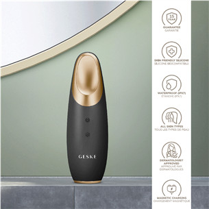 Geske SmartAppGuided, Warm & Cool Eye Energizer, 6 в 1, серый - Массажер для кожи вокруг глаз