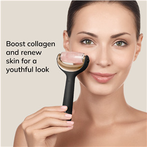 Geske MicroNeedle Face & Body Roller | 9 in 1, pelēka - Ierīce sejas ādas kopšanai