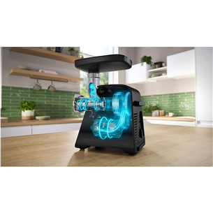 Bosch MultiPower, Series 6, 2100 W, melna - Gaļas maļamā mašīna