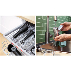 Bosch MultiPower, Series 6, 2100 W, melna - Gaļas maļamā mašīna