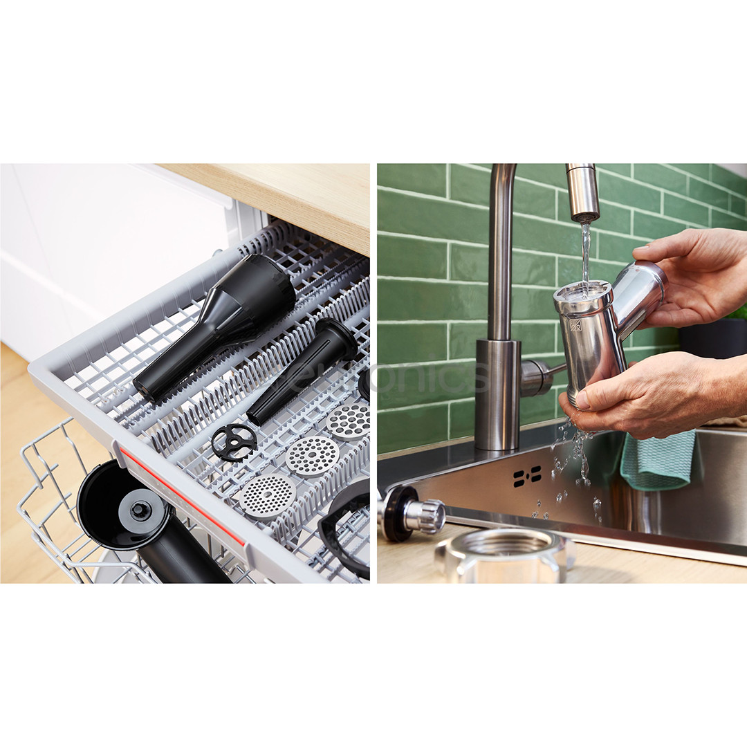 Bosch MultiPower, Series 6, 2100 W, melna - Gaļas maļamā mašīna