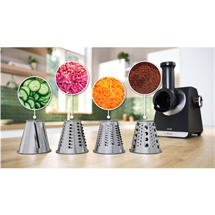 Bosch MultiPower, Series 6, 2100 W, melna - Gaļas maļamā mašīna