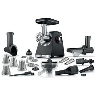 Bosch MultiPower, Series 6, 2100 W, melna - Gaļas maļamā mašīna MFWS682B