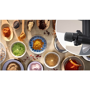 Bosch MultiPower, Series 6, 2100 W, melna - Gaļas maļamā mašīna