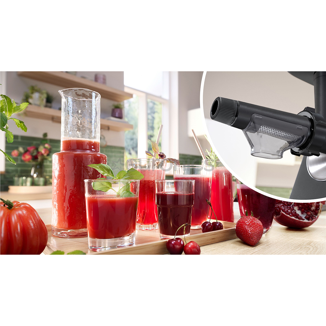 Bosch MultiPower, Series 6, 2100 W, melna - Gaļas maļamā mašīna