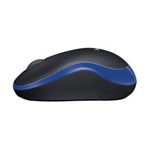 Logitech M185, zila - Bezvadu datorpele
