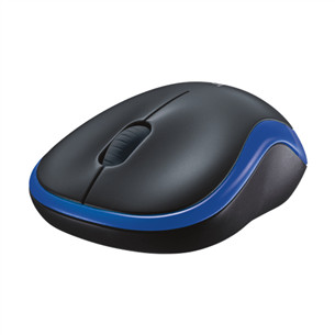 Logitech M185, zila - Bezvadu datorpele