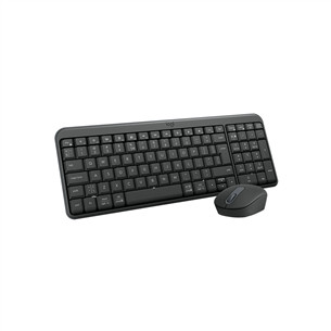 Logitech MK250 Compact, Bluetooth, US, melna - Bezvadu klaviatūra ar peli