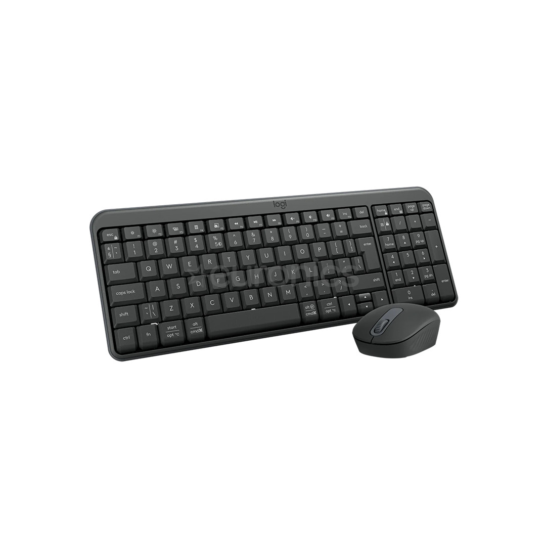 Logitech MK250 Compact, Bluetooth, SWE, melna - Bezvadu klaviatūra ar peli