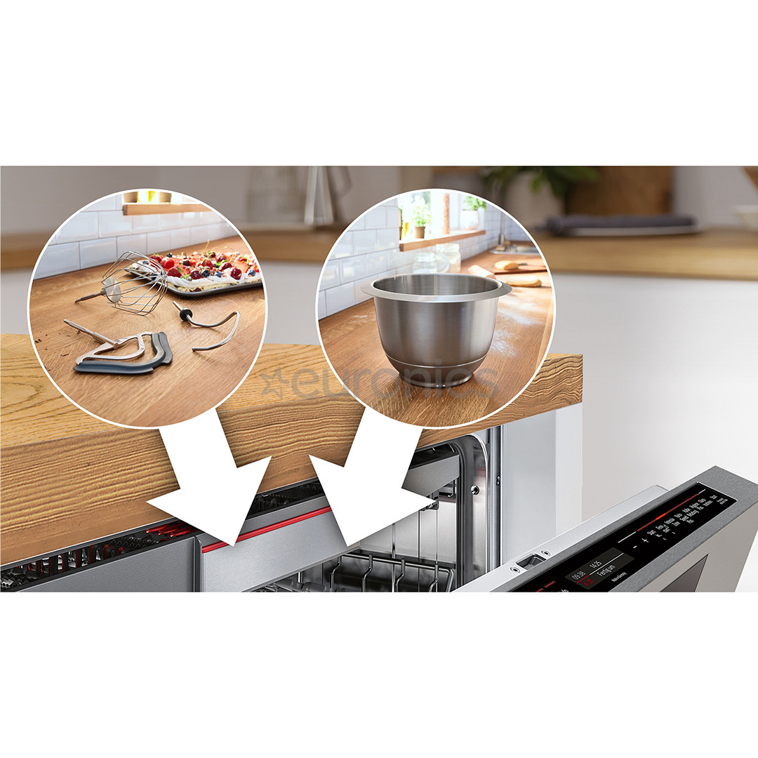 Bosch MUM5, Series 4, 1000 W, sudraba - Virtuves kombains