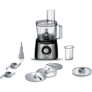 Bosch MultiTalent 3, black/stainless steel - Food processor MCM3421M