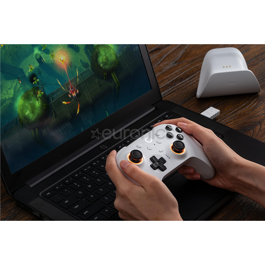 8BitDo Ultimate 2, balta - Bezvadu kontrolieris