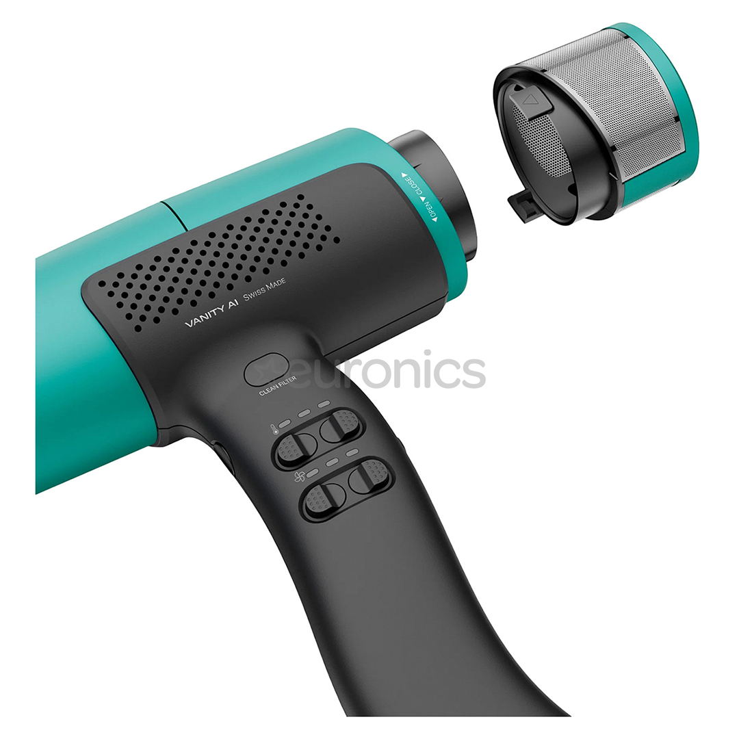 Valera VanityCare AI Emerald Pulse, 2000 W, zaļa - Matu fēns