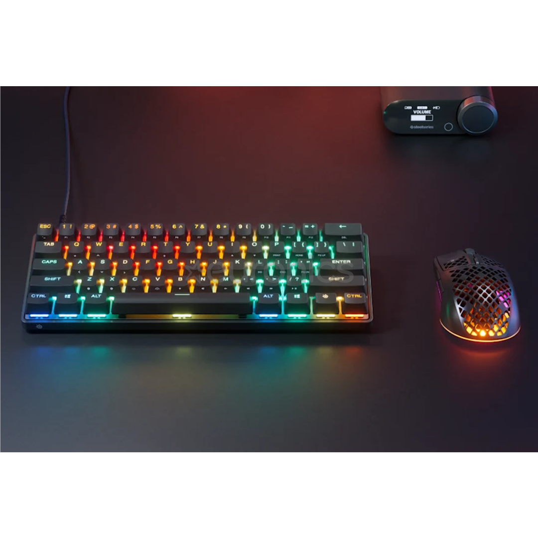 Steelseries Apex Pro Mini Gen 3, melna - Klaviatūra