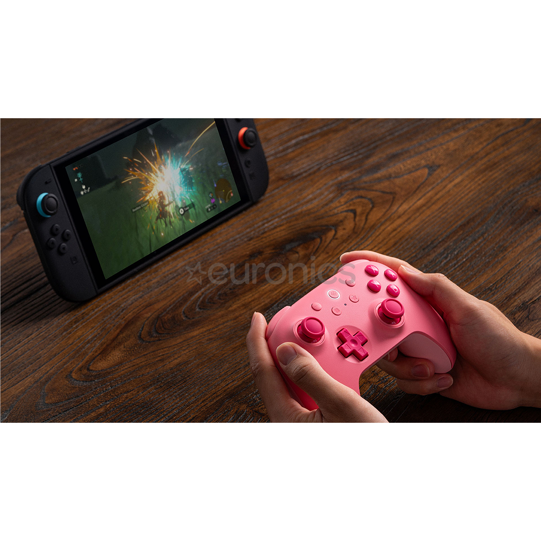 8BitDo Ultimate 2C, rozā - Bezvadu kontrolieris