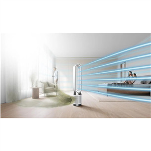 Dyson Purifier Cool Gen1, balta/niķeļa - Gaisa attīrītājs ar ventilatoru