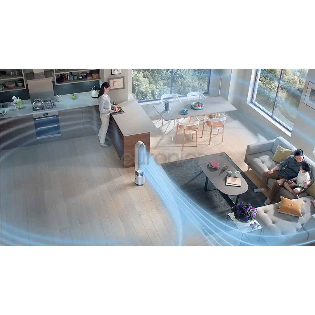 Dyson Purifier Cool Gen1, balta/niķeļa - Gaisa attīrītājs ar ventilatoru