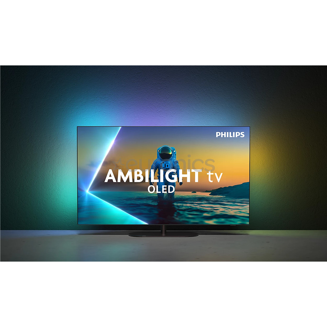 Philips OLED820, 55'', 4K UHD, OLED, tumši pelēka - Televizors