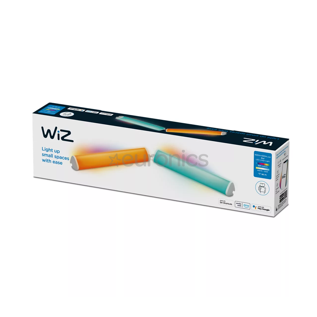 Wiz Bar Linear Light, RGBW, Bluetooth, 2 gab., balta - Viedā gaisma
