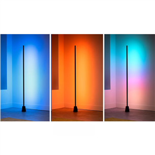 Wiz Gradient Floor Light, RGB, Bluetooth, Matter, black - Smart light